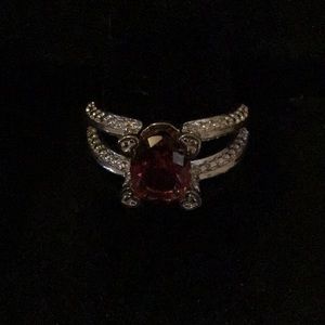 Pink Tanzanite Ring